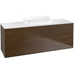 Tvättställsskåp Villeroy & Boch Finion med 4 Lådor och Bänkskiva för Fristående Tvättställ