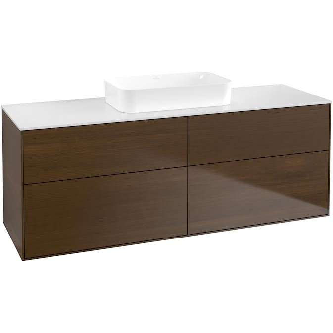 Tvättställsskåp Villeroy & Boch Finion med 4 Lådor och Bänkskiva för Fristående Tvättställ