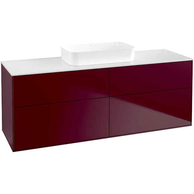 Tvättställsskåp Villeroy & Boch Finion med 4 Lådor och Bänkskiva för Fristående Tvättställ