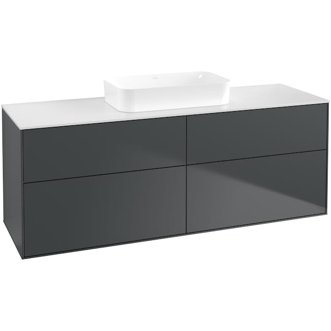Tvättställsskåp Villeroy & Boch Finion med 4 Lådor och Bänkskiva för Fristående Tvättställ