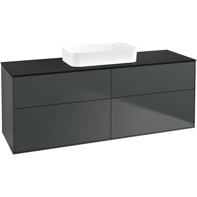 Tvättställsskåp Villeroy & Boch Finion med 4 Lådor och Bänkskiva för Fristående Tvättställ