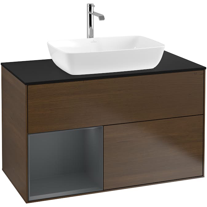 Tvättställsskåp Villeroy & Boch Finion med 2 Lådor Hylla och Bänkskiva för Fristående Tvättställ från Artis & Collaro
