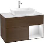 Tvättställsskåp Villeroy & Boch Finion med 2 Lådor Hylla och Bänkskiva för Fristående Tvättställ från Artis & Collaro