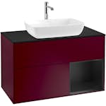 Tvättställsskåp Villeroy & Boch Finion med 2 Lådor Hylla och Bänkskiva för Fristående Tvättställ från Artis & Collaro