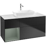 Tvättställsskåp Villeroy & Boch Finion med 3 Lådor Hylla och Bänkskiva för Fristående Tvättställ från Artis & Collaro