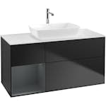 Tvättställsskåp Villeroy & Boch Finion med 3 Lådor Hylla och Bänkskiva för Fristående Tvättställ från Artis & Collaro