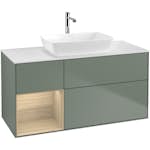 Tvättställsskåp Villeroy & Boch Finion med 3 Lådor Hylla och Bänkskiva för Fristående Tvättställ från Artis & Collaro