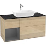 Tvättställsskåp Villeroy & Boch Finion med 3 Lådor Hylla och Bänkskiva för Fristående Tvättställ från Artis & Collaro
