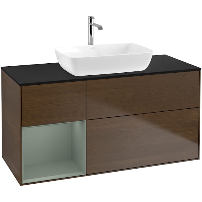 Tvättställsskåp Villeroy & Boch Finion med 3 Lådor Hylla och Bänkskiva för Fristående Tvättställ från Artis & Collaro