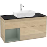Tvättställsskåp Villeroy & Boch Finion med 3 Lådor Hylla och Bänkskiva för Fristående Tvättställ från Artis & Collaro