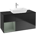 Tvättställsskåp Villeroy & Boch Finion med 3 Lådor Hylla och Bänkskiva för Fristående Tvättställ från Artis & Collaro