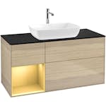 Tvättställsskåp Villeroy & Boch Finion med 3 Lådor Hylla och Bänkskiva för Fristående Tvättställ från Artis & Collaro