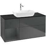 Tvättställsskåp Villeroy & Boch Finion med 3 Lådor Hylla och Bänkskiva för Fristående Tvättställ från Artis & Collaro