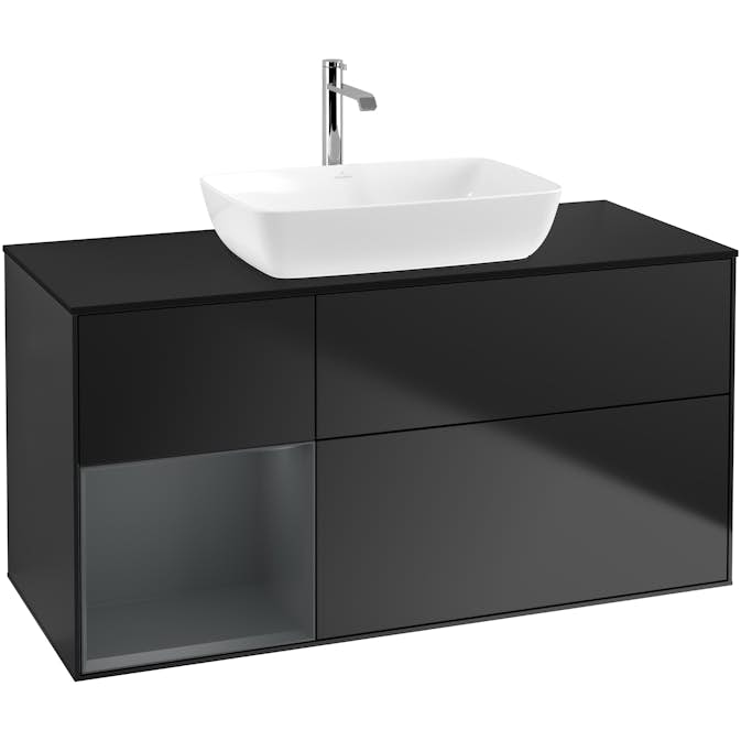 Tvättställsskåp Villeroy & Boch Finion med 3 Lådor Hylla och Bänkskiva för Fristående Tvättställ från Artis & Collaro