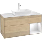 Tvättställsskåp Villeroy & Boch Finion med 3 Lådor Hylla och Bänkskiva för Fristående Tvättställ från Artis & Collaro