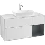 Tvättställsskåp Villeroy & Boch Finion med 3 Lådor Hylla och Bänkskiva för Fristående Tvättställ från Artis & Collaro