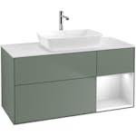 Tvättställsskåp Villeroy & Boch Finion med 3 Lådor Hylla och Bänkskiva för Fristående Tvättställ från Artis & Collaro