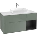 Tvättställsskåp Villeroy & Boch Finion med 3 Lådor Hylla och Bänkskiva för Fristående Tvättställ från Artis & Collaro