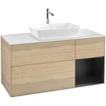 Tvättställsskåp Villeroy & Boch Finion med 3 Lådor Hylla och Bänkskiva för Fristående Tvättställ från Artis & Collaro