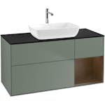 Tvättställsskåp Villeroy & Boch Finion med 3 Lådor Hylla och Bänkskiva för Fristående Tvättställ från Artis & Collaro