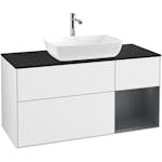 Tvättställsskåp Villeroy & Boch Finion med 3 Lådor Hylla och Bänkskiva för Fristående Tvättställ från Artis & Collaro