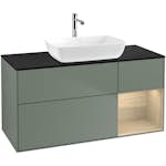 Tvättställsskåp Villeroy & Boch Finion med 3 Lådor Hylla och Bänkskiva för Fristående Tvättställ från Artis & Collaro