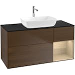 Tvättställsskåp Villeroy & Boch Finion med 3 Lådor Hylla och Bänkskiva för Fristående Tvättställ från Artis & Collaro