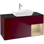 Tvättställsskåp Villeroy & Boch Finion med 3 Lådor Hylla och Bänkskiva för Fristående Tvättställ från Artis & Collaro