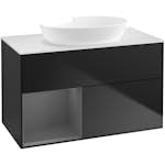 Tvättställsskåp Villeroy & Boch Finion med 2 Lådor Hylla och Bänkskiva för Fristående Tvättställ från Artis & Collaro
