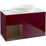 Tvättställsskåp Villeroy & Boch Finion med 2 Lådor Hylla och Bänkskiva för Fristående Tvättställ från Artis & Collaro