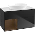 Tvättställsskåp Villeroy & Boch Finion med 2 Lådor Hylla och Bänkskiva för Fristående Tvättställ från Artis & Collaro