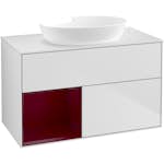 Tvättställsskåp Villeroy & Boch Finion med 2 Lådor Hylla och Bänkskiva för Fristående Tvättställ från Artis & Collaro