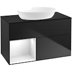Tvättställsskåp Villeroy & Boch Finion med 2 Lådor Hylla och Bänkskiva för Fristående Tvättställ från Artis & Collaro