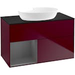 Tvättställsskåp Villeroy & Boch Finion med 2 Lådor Hylla och Bänkskiva för Fristående Tvättställ från Artis & Collaro