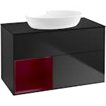 Tvättställsskåp Villeroy & Boch Finion med 2 Lådor Hylla och Bänkskiva för Fristående Tvättställ från Artis & Collaro