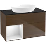 Tvättställsskåp Villeroy & Boch Finion med 2 Lådor Hylla och Bänkskiva för Fristående Tvättställ från Artis & Collaro