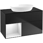 Tvättställsskåp Villeroy & Boch Finion med 2 Lådor Hylla och Bänkskiva för Fristående Tvättställ från Artis & Collaro