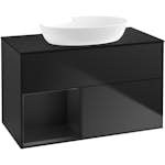 Tvättställsskåp Villeroy & Boch Finion med 2 Lådor Hylla och Bänkskiva för Fristående Tvättställ från Artis & Collaro