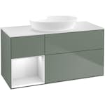 Tvättställsskåp Villeroy & Boch Finion med 3 Lådor Hylla och Bänkskiva för Fristående Tvättställ från Artis & Collaro