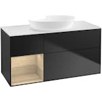 Tvättställsskåp Villeroy & Boch Finion med 3 Lådor Hylla och Bänkskiva för Fristående Tvättställ från Artis & Collaro