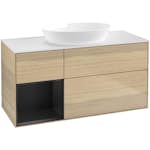 Tvättställsskåp Villeroy & Boch Finion med 3 Lådor Hylla och Bänkskiva för Fristående Tvättställ från Artis & Collaro