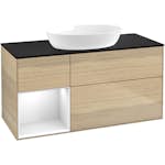 Tvättställsskåp Villeroy & Boch Finion med 3 Lådor Hylla och Bänkskiva för Fristående Tvättställ från Artis & Collaro