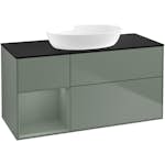 Tvättställsskåp Villeroy & Boch Finion med 3 Lådor Hylla och Bänkskiva för Fristående Tvättställ från Artis & Collaro