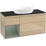 Tvättställsskåp Villeroy & Boch Finion med 3 Lådor Hylla och Bänkskiva för Fristående Tvättställ från Artis & Collaro