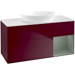 Tvättställsskåp Villeroy & Boch Finion med 3 Lådor Hylla och Bänkskiva för Fristående Tvättställ från Artis & Collaro