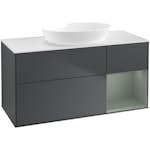 Tvättställsskåp Villeroy & Boch Finion med 3 Lådor Hylla och Bänkskiva för Fristående Tvättställ från Artis & Collaro