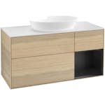 Tvättställsskåp Villeroy & Boch Finion med 3 Lådor Hylla och Bänkskiva för Fristående Tvättställ från Artis & Collaro