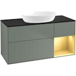 Tvättställsskåp Villeroy & Boch Finion med 3 Lådor Hylla och Bänkskiva för Fristående Tvättställ från Artis & Collaro