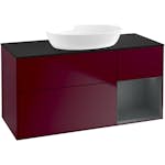 Tvättställsskåp Villeroy & Boch Finion med 3 Lådor Hylla och Bänkskiva för Fristående Tvättställ från Artis & Collaro