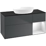 Tvättställsskåp Villeroy & Boch Finion med 3 Lådor Hylla och Bänkskiva för Fristående Tvättställ från Artis & Collaro